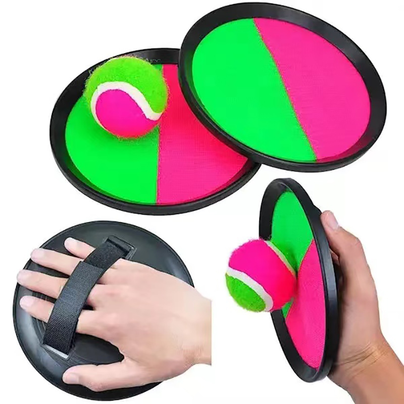 Throwing and Catching Adhesive Target Ball Set for Outdoor Family Games Throwing and Catching Adhesive Target Ball Set for Outdoor Family Games