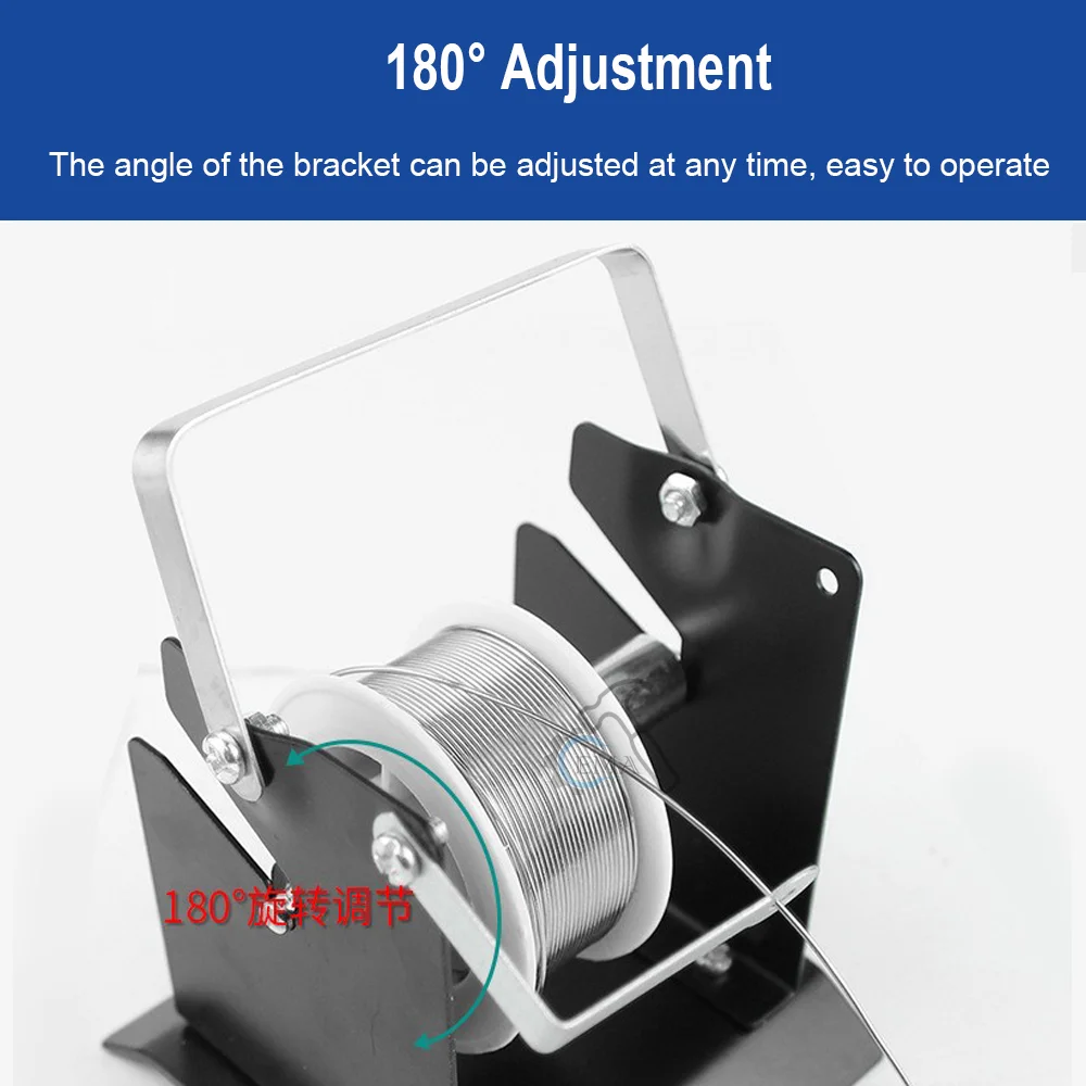 Solder dispenser reel stand holder for soldering iron stand product image 3
