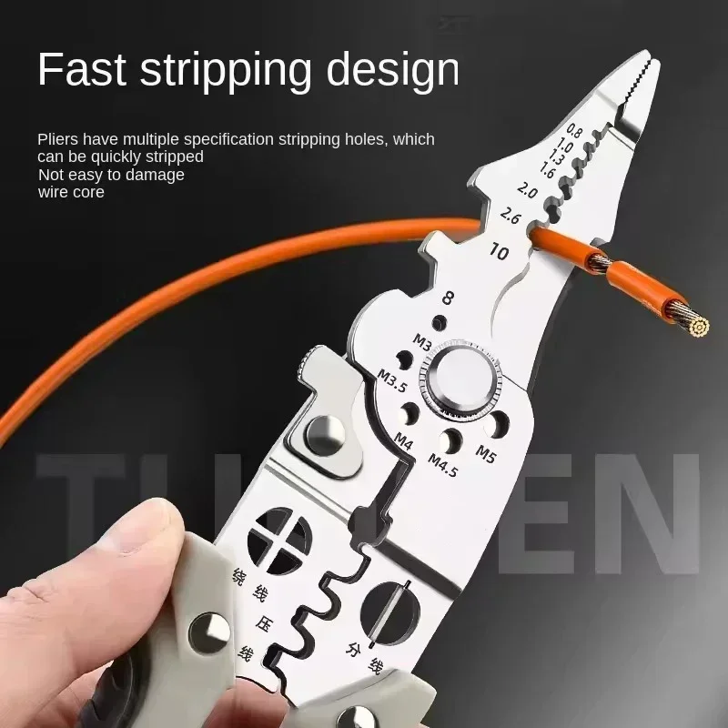 Multi-Functional Electrician Pliers for Wire Splitting and Stripping product image 4