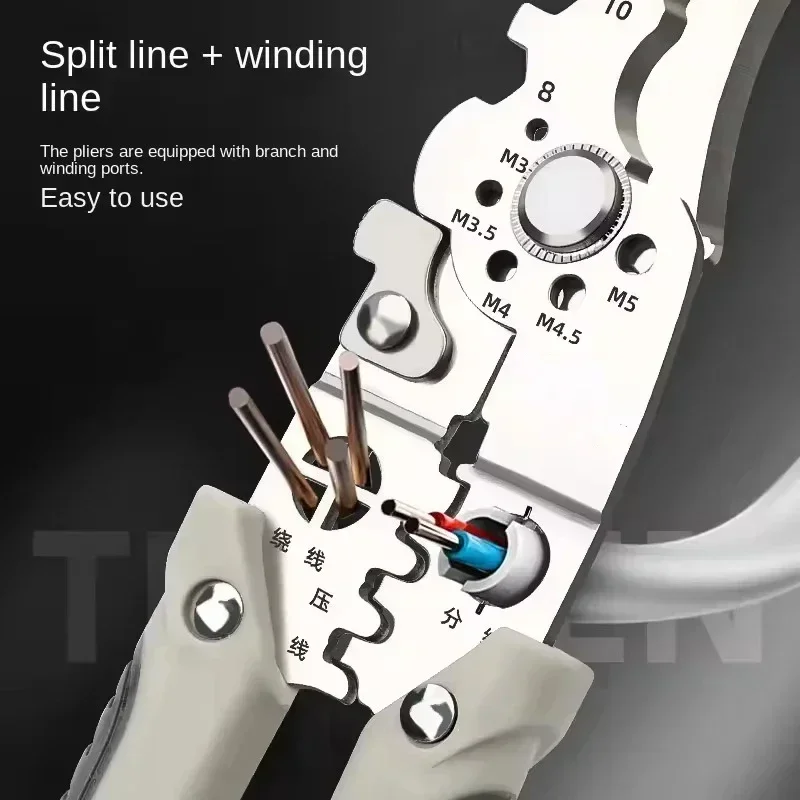 Multi-Functional Electrician Pliers for Wire Splitting and Stripping product image 3