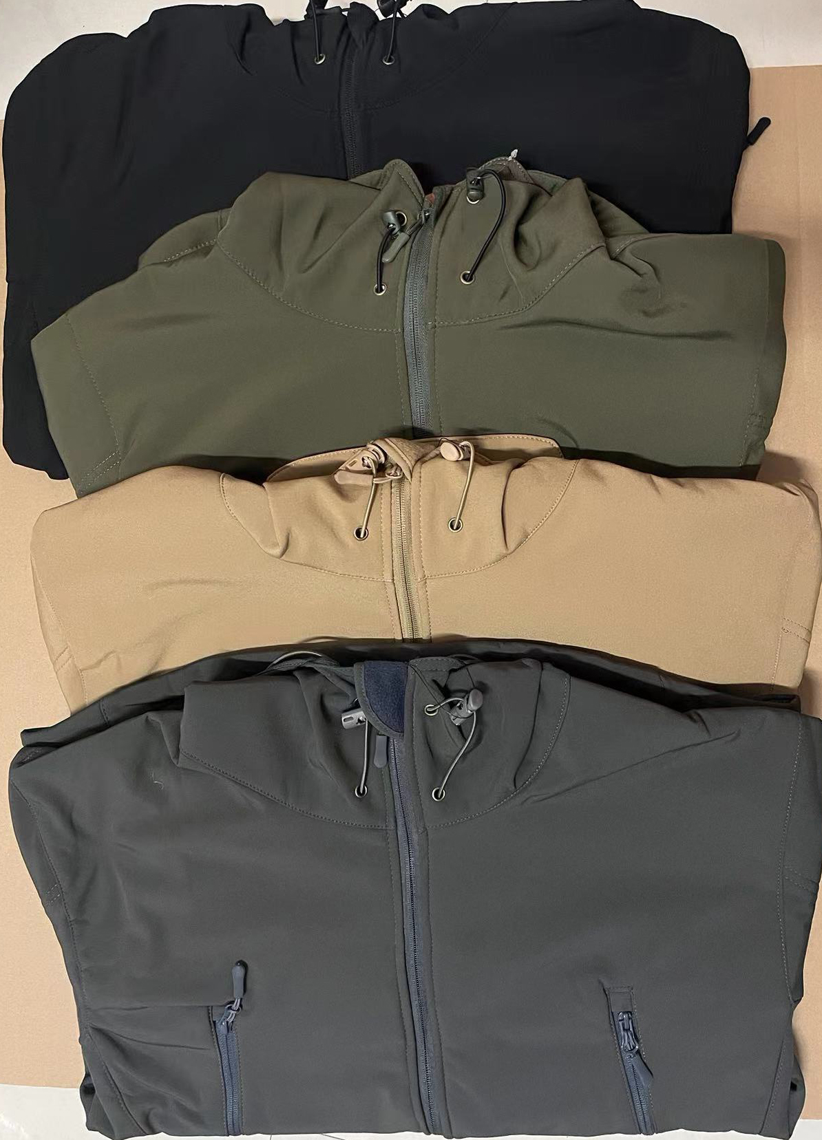 Men's Fleece Hood Cargo Jacket for Outdoor Activities product image 4
