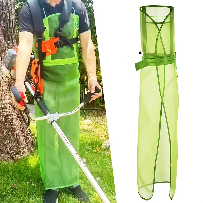 Garden mowing apron with nylon shoulder strap and mesh panels product image 4